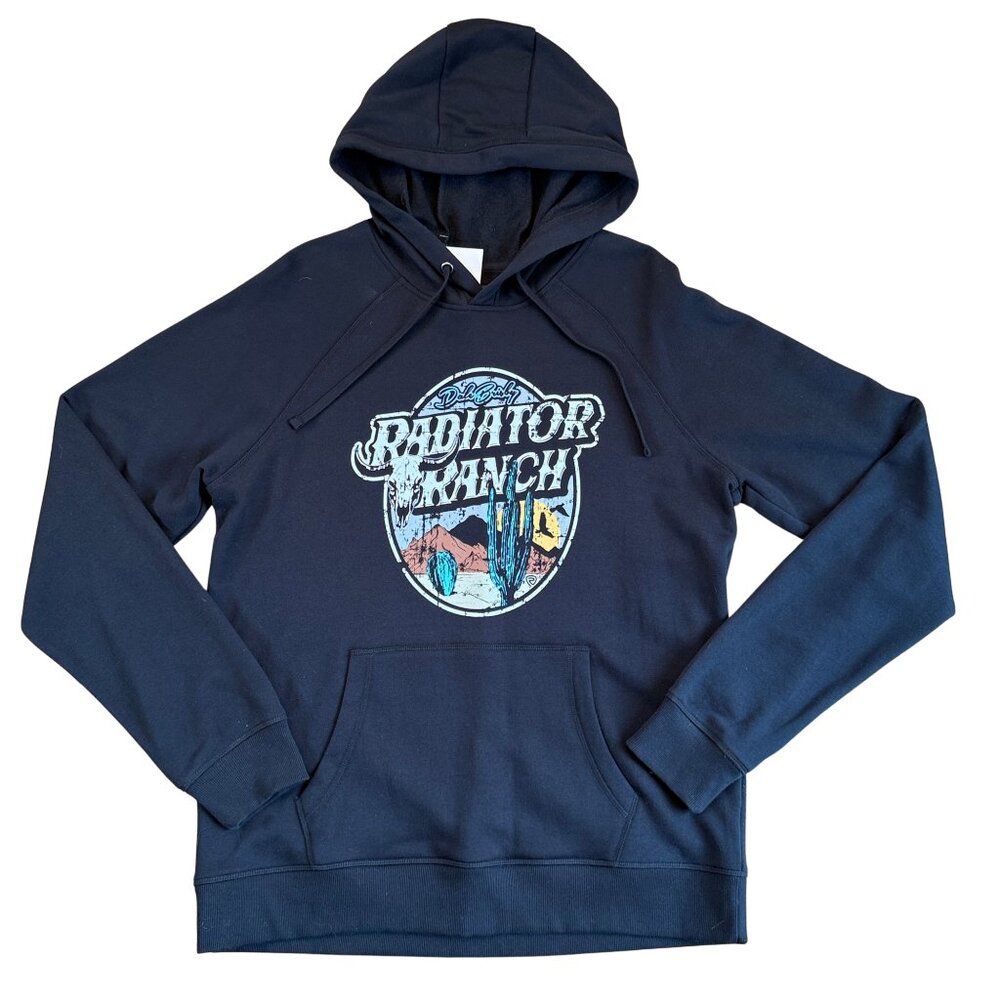 NEW Rock & Roll Denim Dale Brisby Radiator Ranch Hoodie – Men’s Large